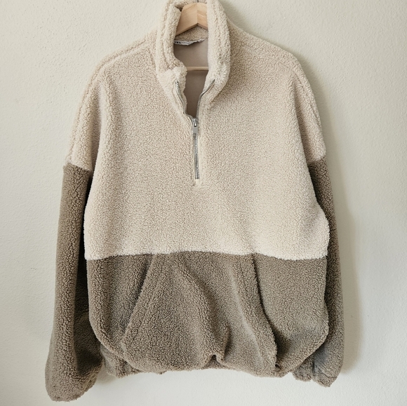 Zara Other - Mens Zara Heavy Sherpa Pullover L/XL